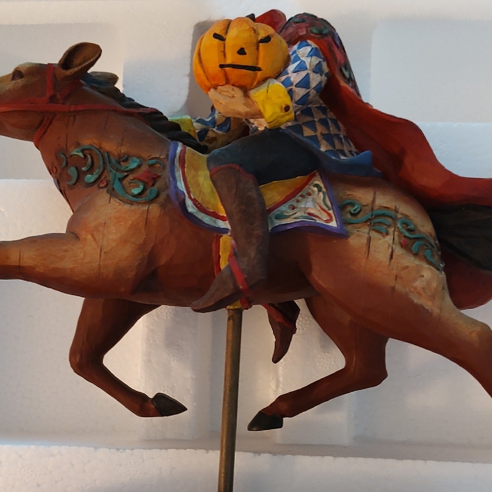 Jim Shore Multicolor Headless Horseman Figurine